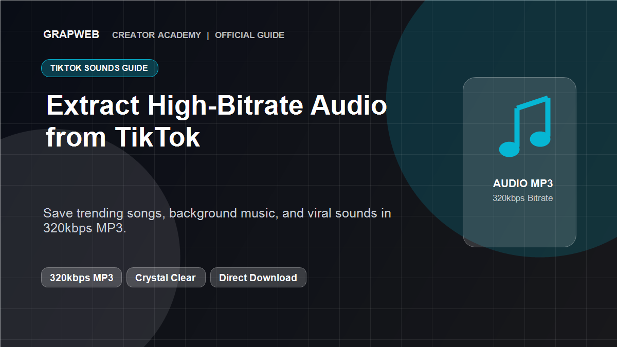 How to Extract Audio from TikTok Videos Banner